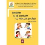 Invatam si ne distram cu pisicute si catei. Exercitii grafice (fise de lucru pentru prescolari)